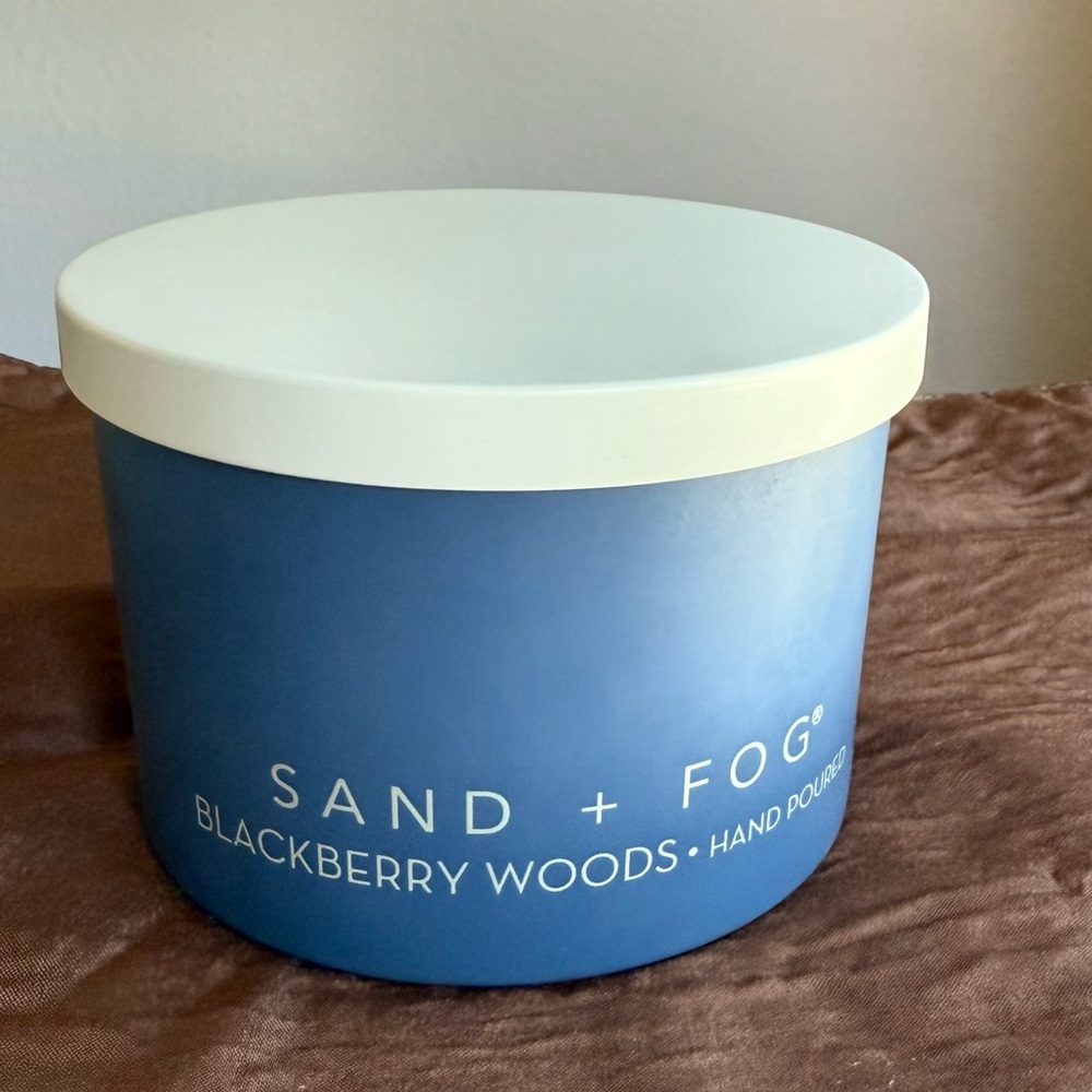 Sand + Fog Candle Hand Poured Blackberry Woods NEW